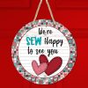 Sew Happy Door Hanger Design