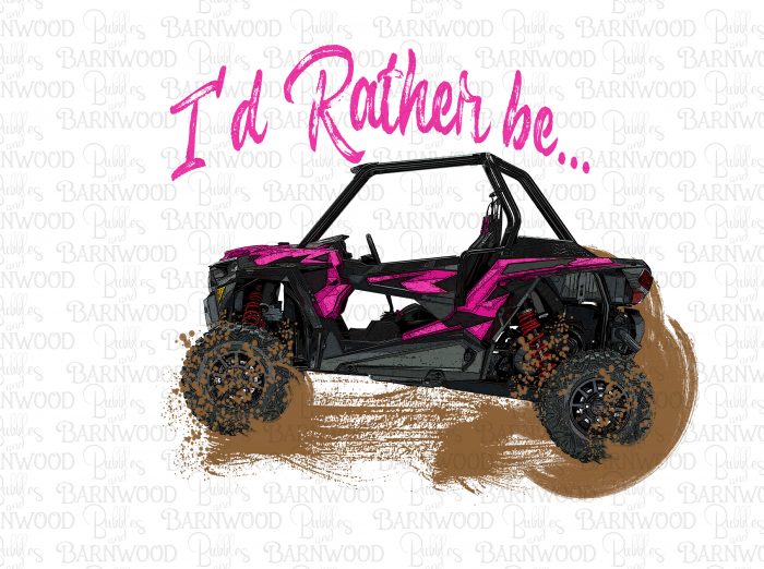 Pink Rzr I'd Rather Be