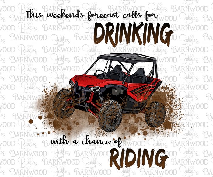 Drinking and Riding Talon Sublimation Png Design
