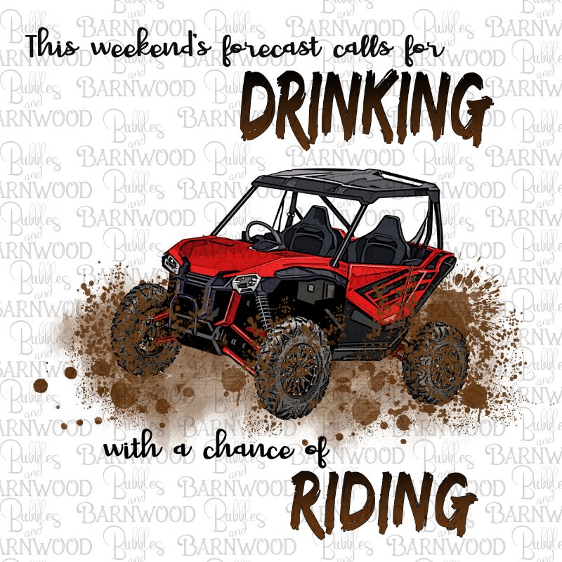 Drinking and Riding Talon Sublimation Png Design