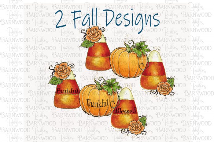 Candy Corn Pumpkin Fall Designs
