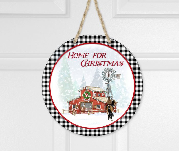 Home for Christmas Label