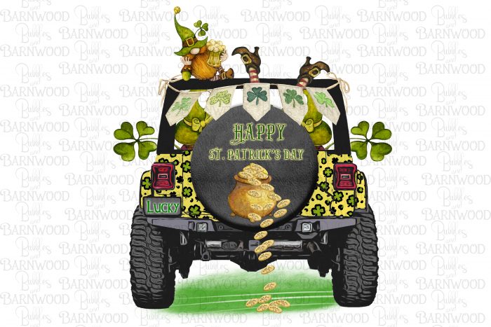 Happy St. Patrick's Day Jeep Truck